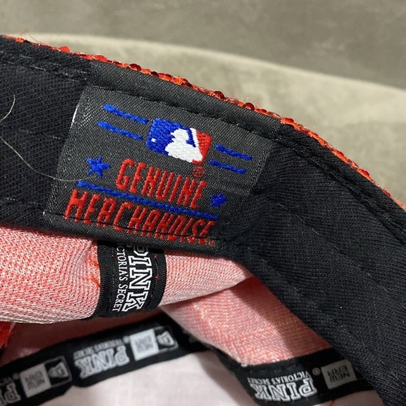 BOSTON RED SOX Victoria's Secret PINK LIMITED EDITION BLING SEQUIN SPARKLE - Picture 13 of 13